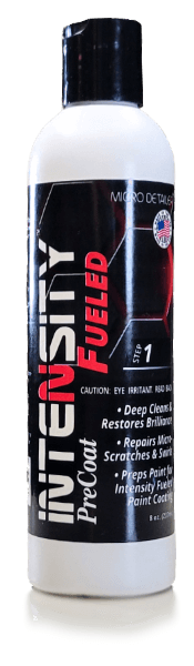 Intensity Fueled PreCoat 8 oz Bottle Reflection 600